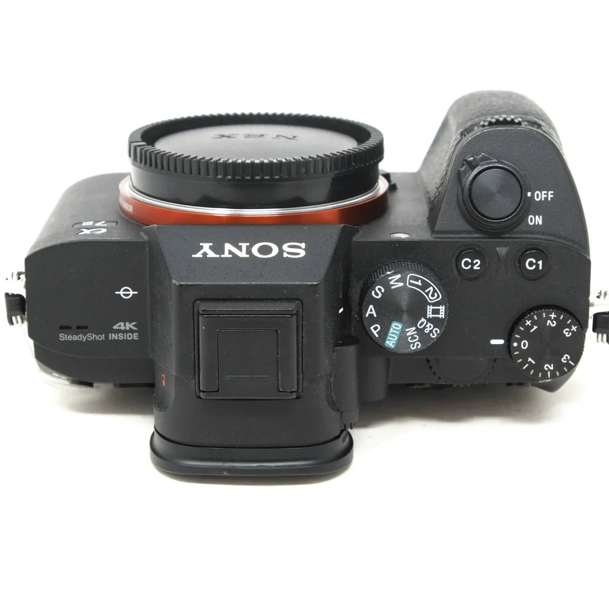 Used Sony A7 III Mirrorless camera - top angle 