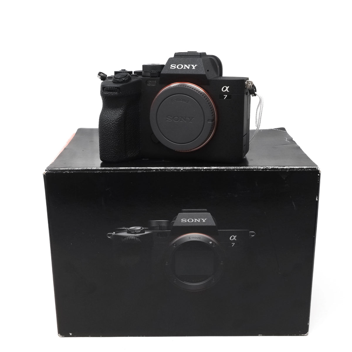 Used Sony A7 IV Mirrorless camera - Front angle with original box 