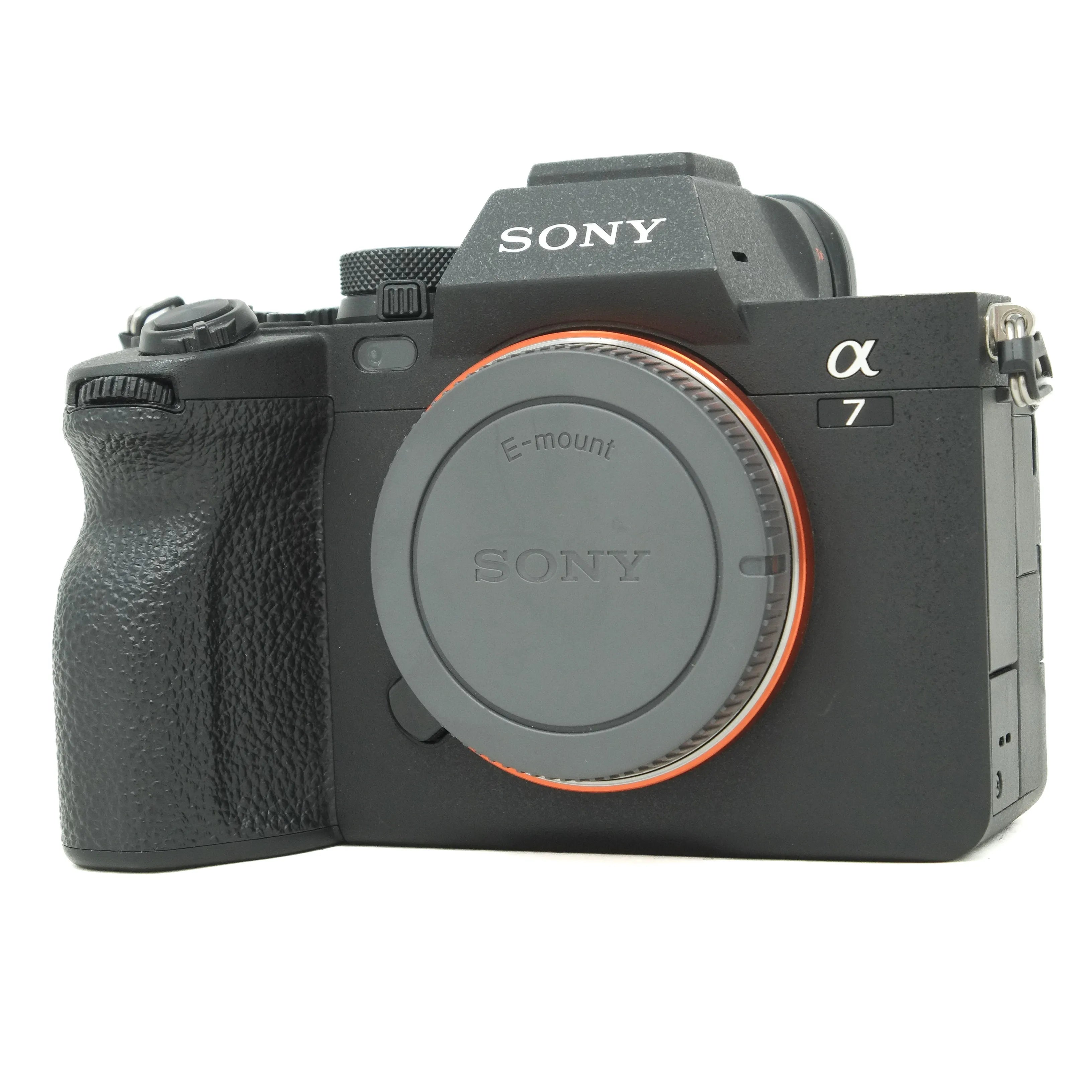 Sony camera on a white background