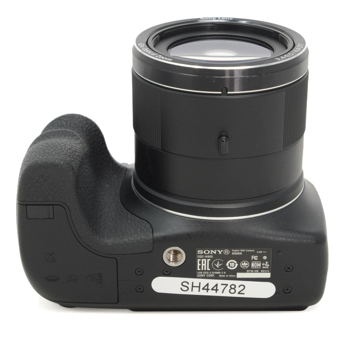 Used Sony Cybershot DSC-H400 Bridge Camera - bottom angle 