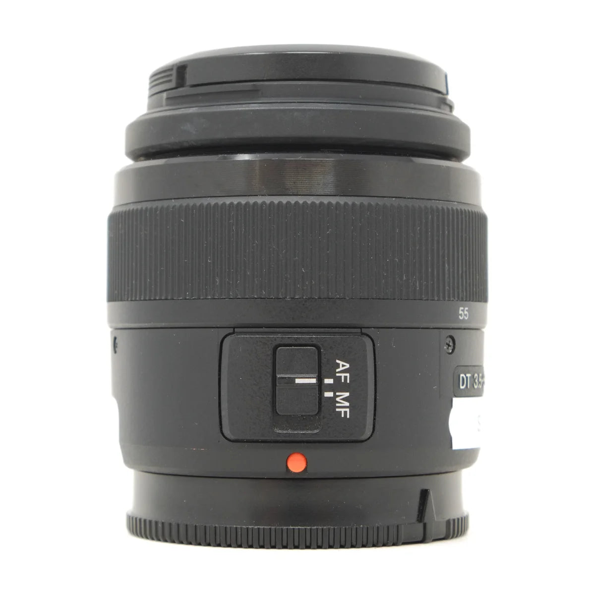 Used Sony DT 18-55mm F3.5-5.6 SAM II Lens in Sony A Mount - side angle 
