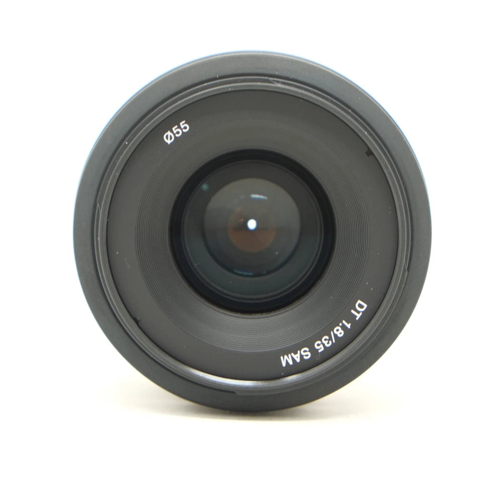 Used Sony DT 35mm F1.8 SAM lens (Hood SH45714)