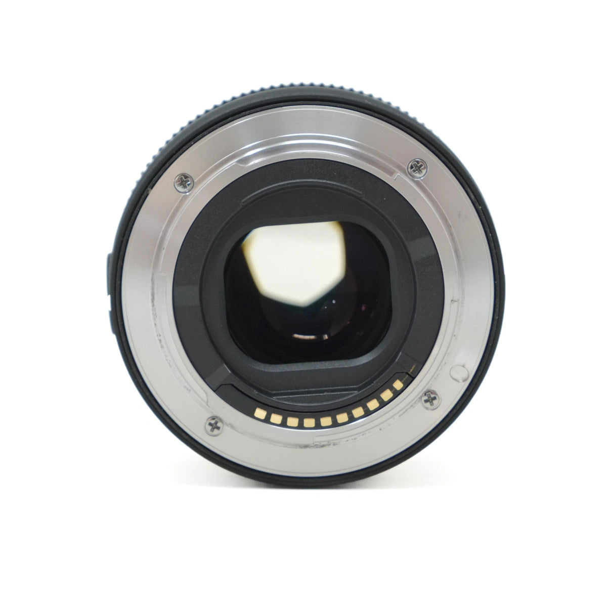 Camera lens on a white background