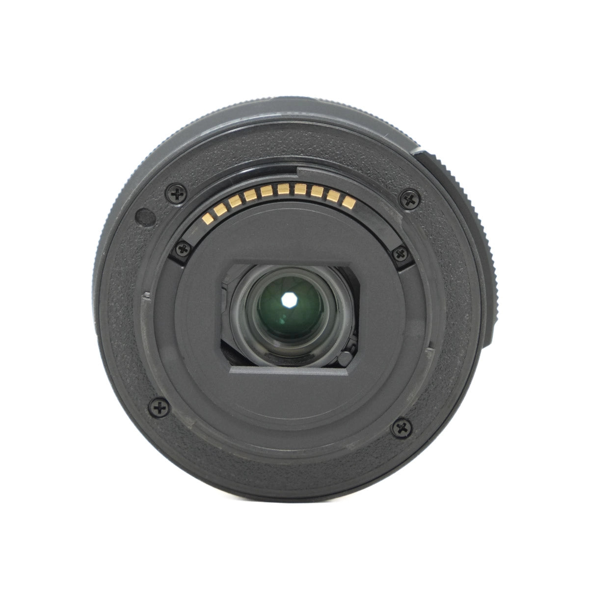 Camera lens on a white background
