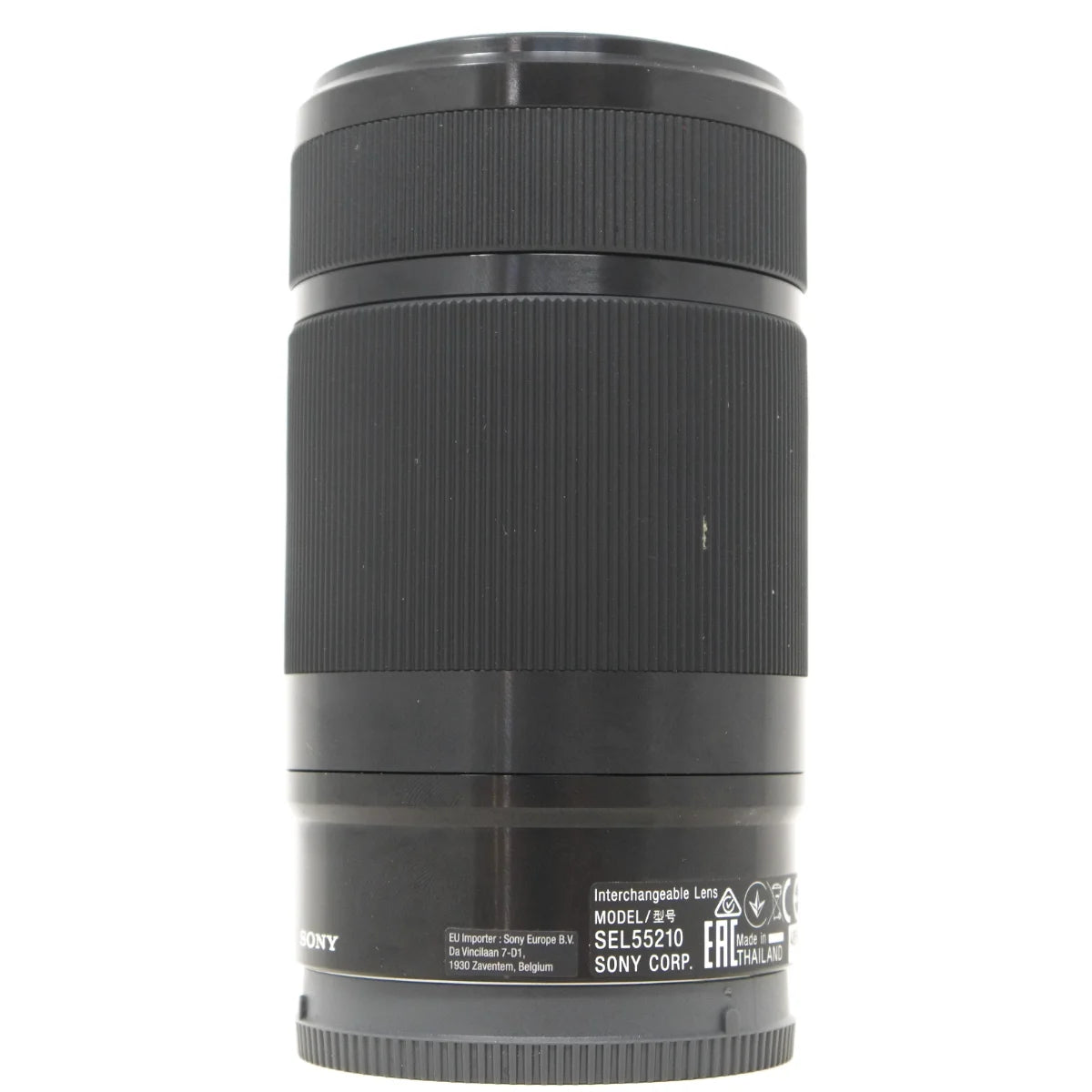 Used Sony E 55-210mm F4.5-6.3 OSS Lens - side angle 