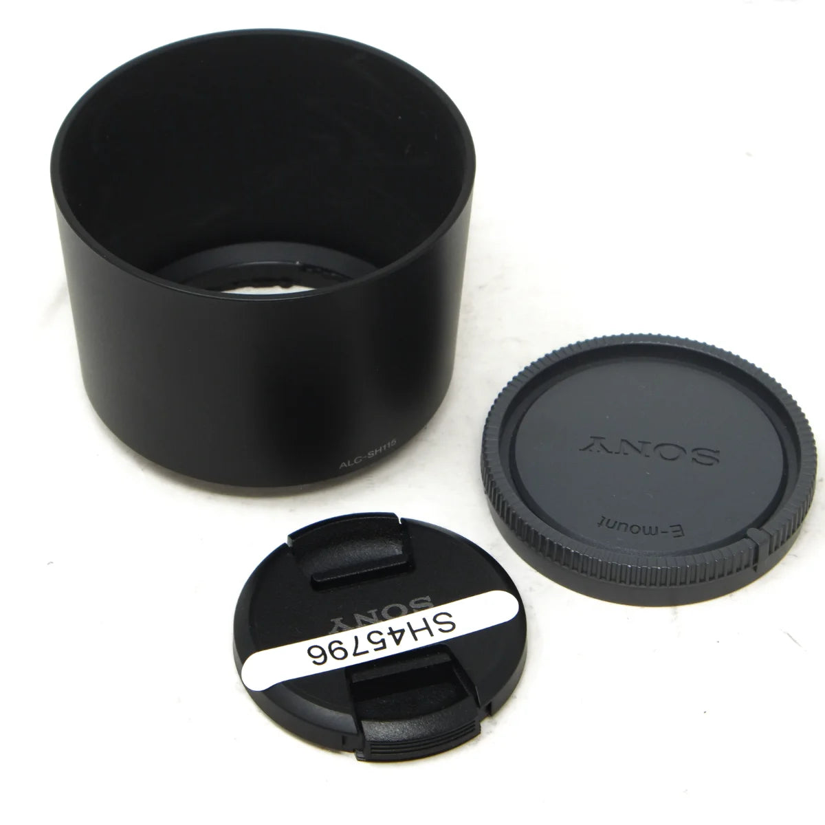 Used Sony E 55-210mm F4.5-6.3 OSS Lens - lens hood and caps 
