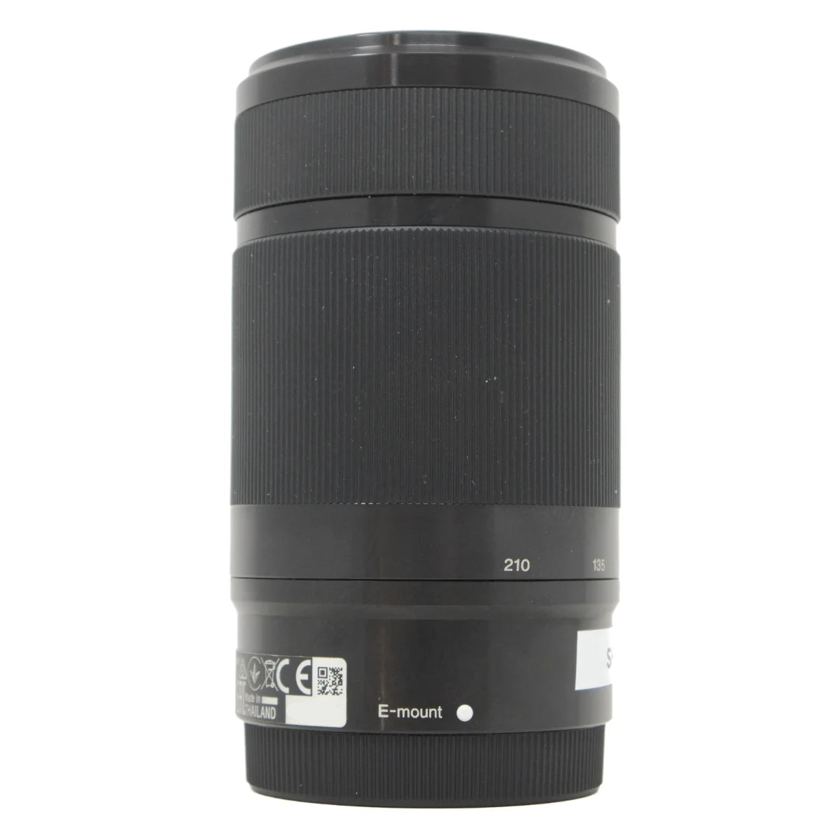 Used Sony E 55-210mm f4.5-6.3 OSS Lens - side angle 