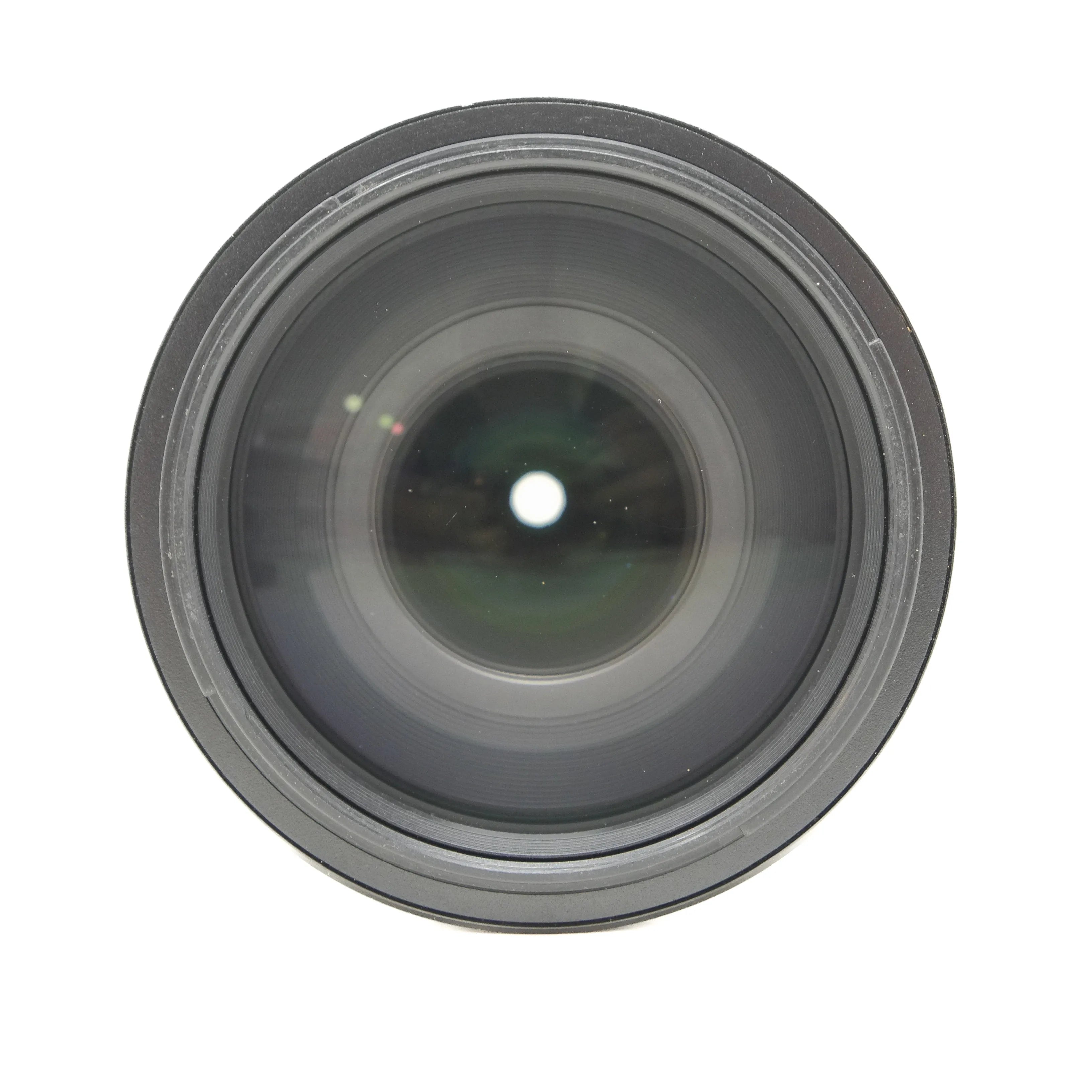Camera lens on a white background