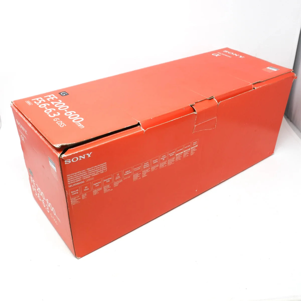 Used Sony FE 200-600mm F5.6-6.3G OSS Lens - original box 