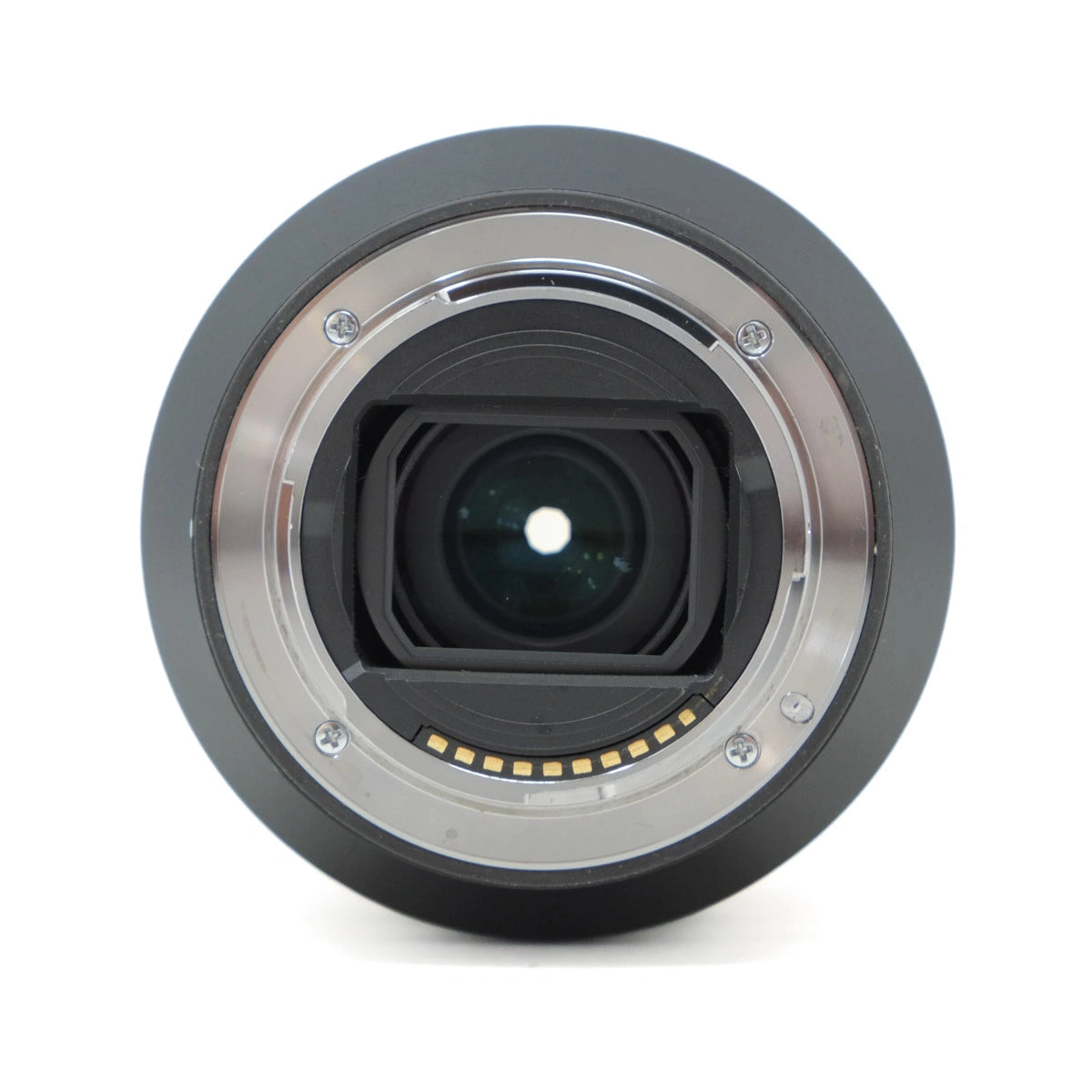 Camera lens on a white background
