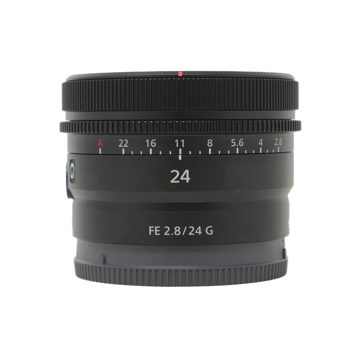Used Sony FE 24mm F2.8G Lens - front angle 