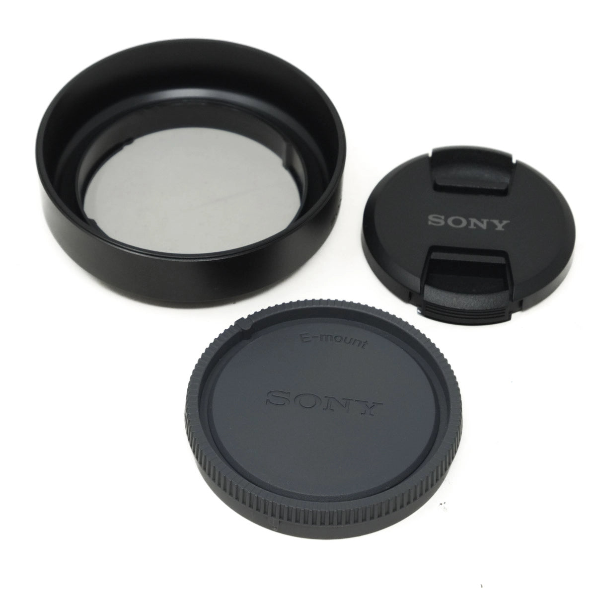 Used Sony FE 24mm F2.8G Lens - lens hood and caps 