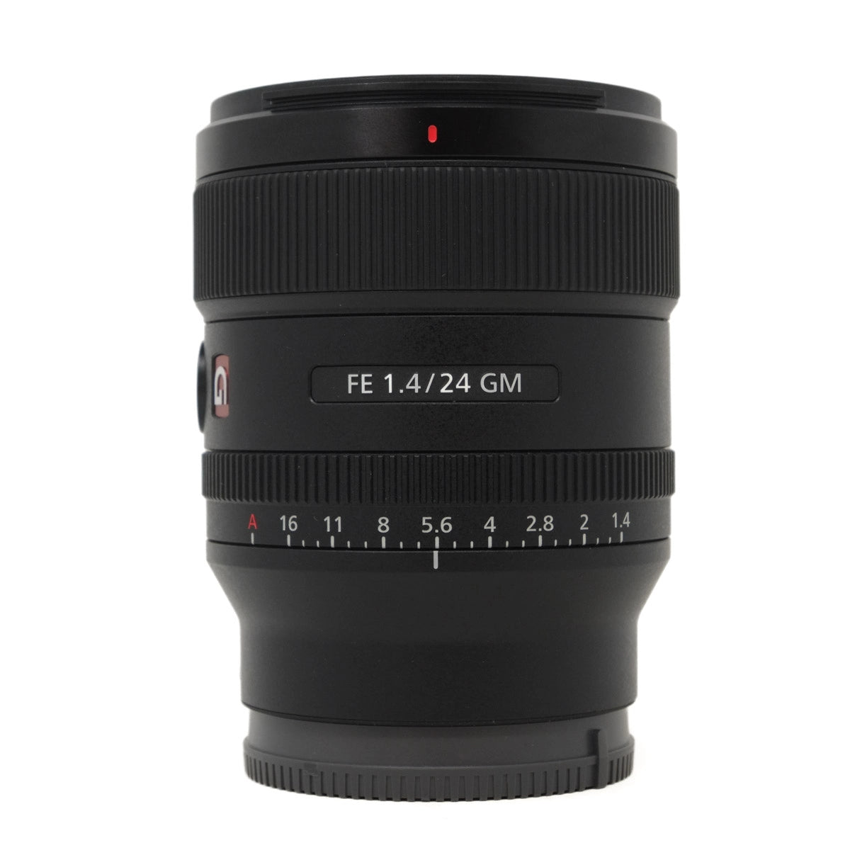 Used Sony FE 24mm f/1.4 GM Prime Lens - front angle 