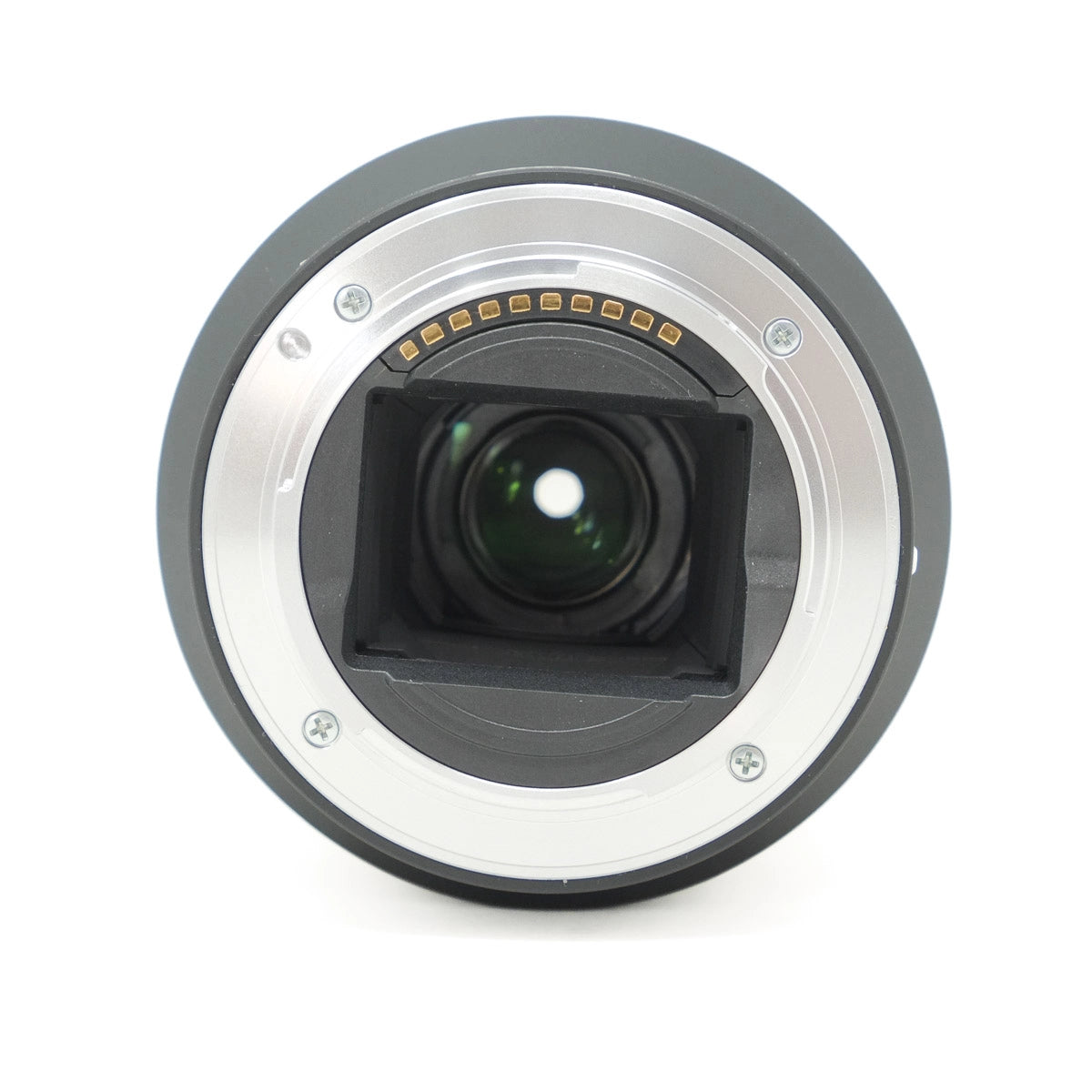 Camera lens on a white background