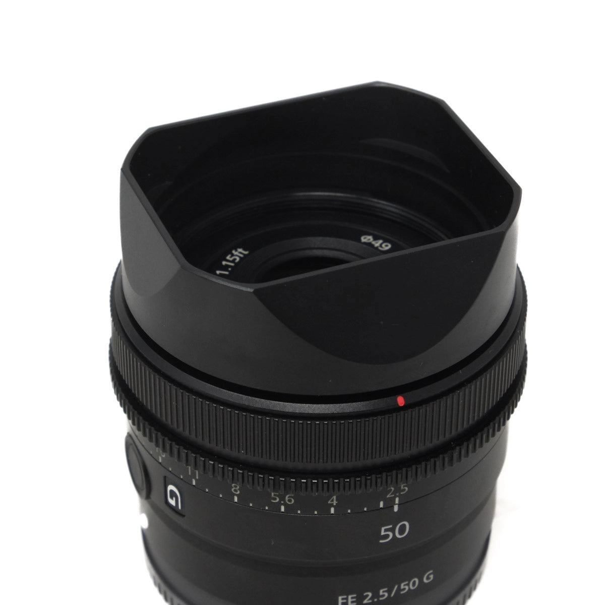 Used Sony FE 50mm F2.5 G Lens - Boxed - Lens hood 