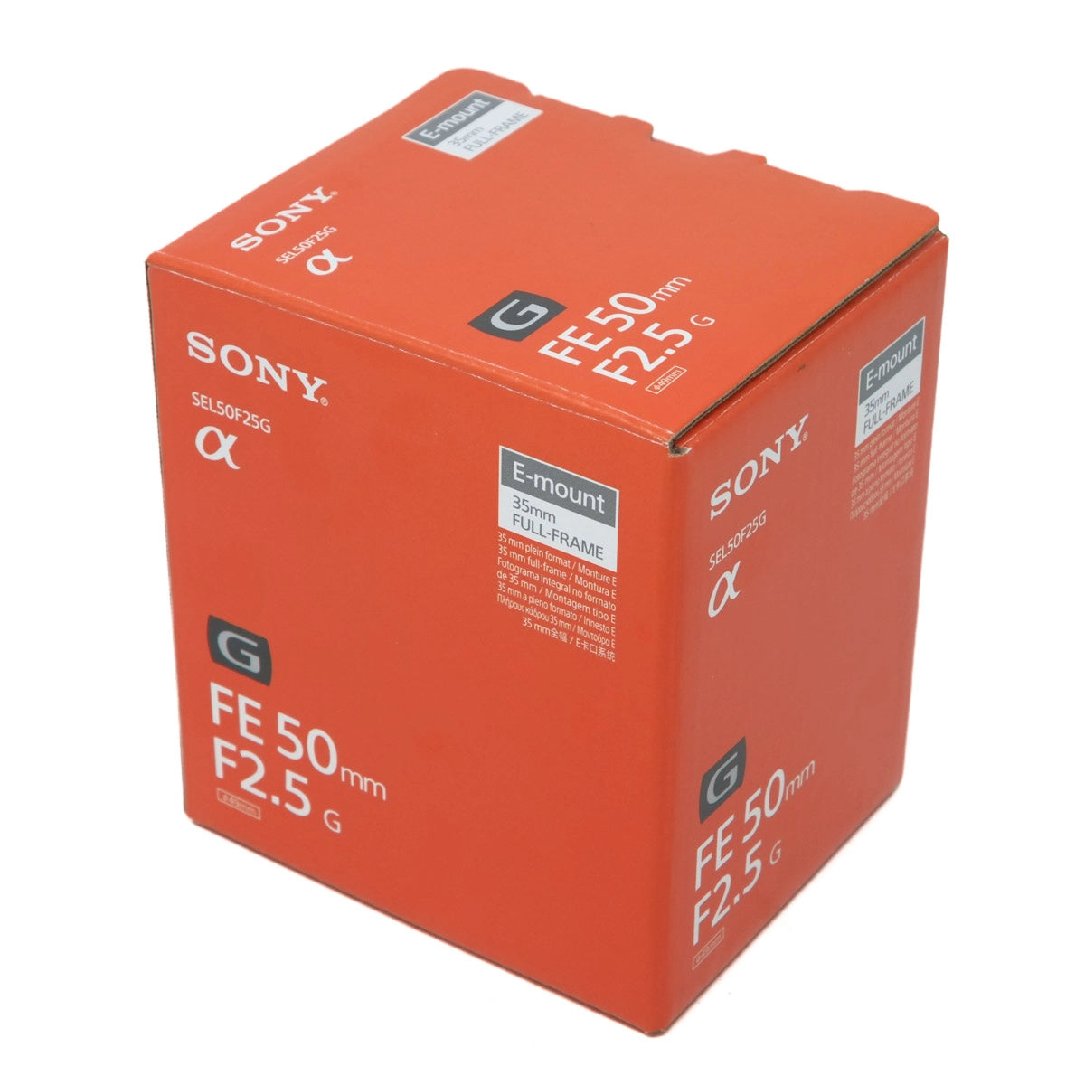 Used Sony FE 50mm F2.5 G Lens - Boxed - Original box 