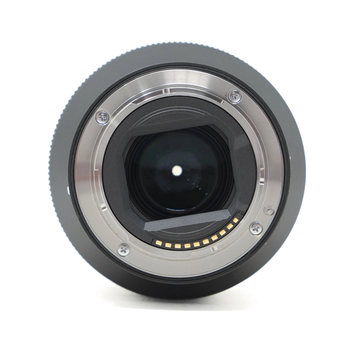 Camera lens on a white background