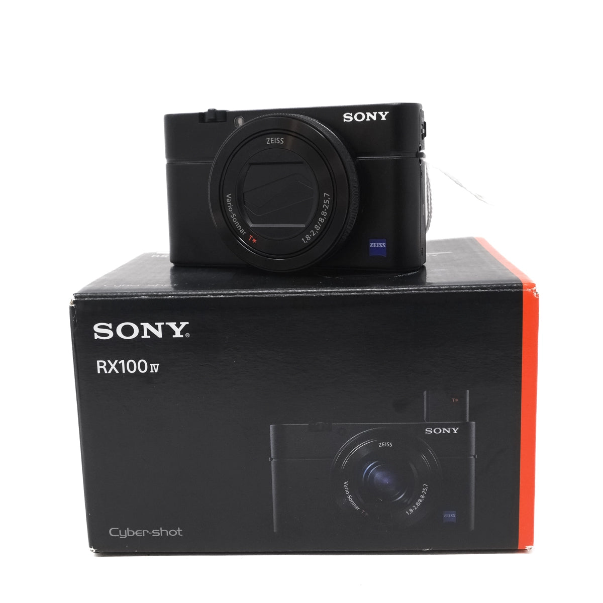 Used Sony RX100 IV Compact Digital Camera - Front angle with original box 