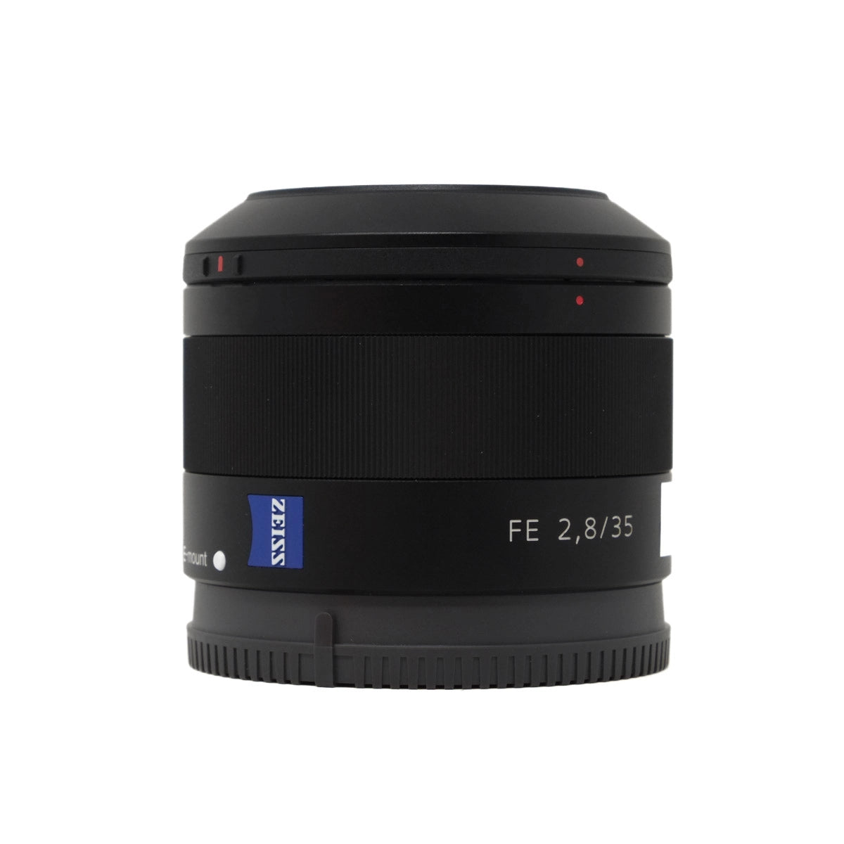 Used Sony Zeiss 35mm F2.8 ZA Lens - Front angle 