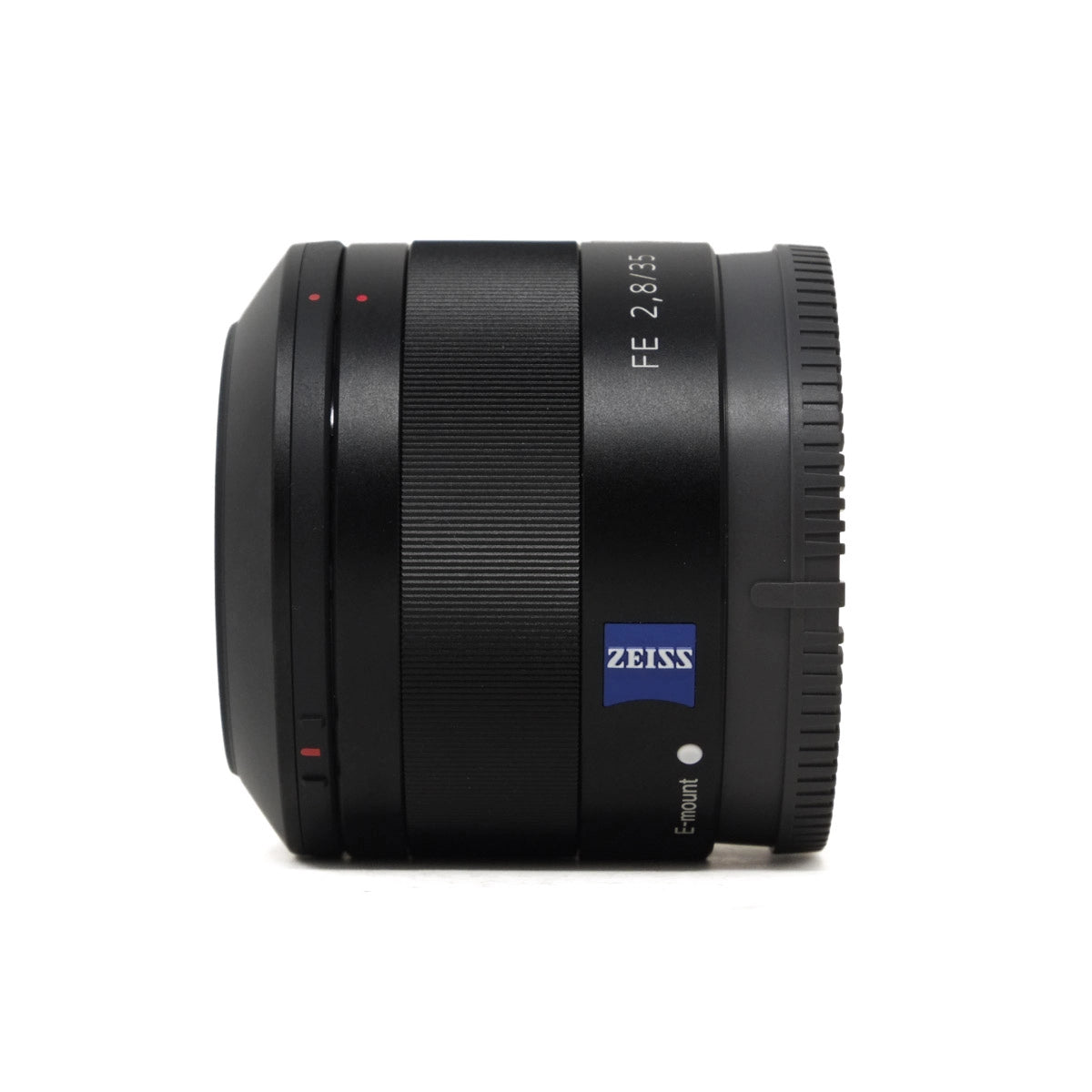 Used Sony Zeiss 35mm F2.8 ZA Lens - Side angle 