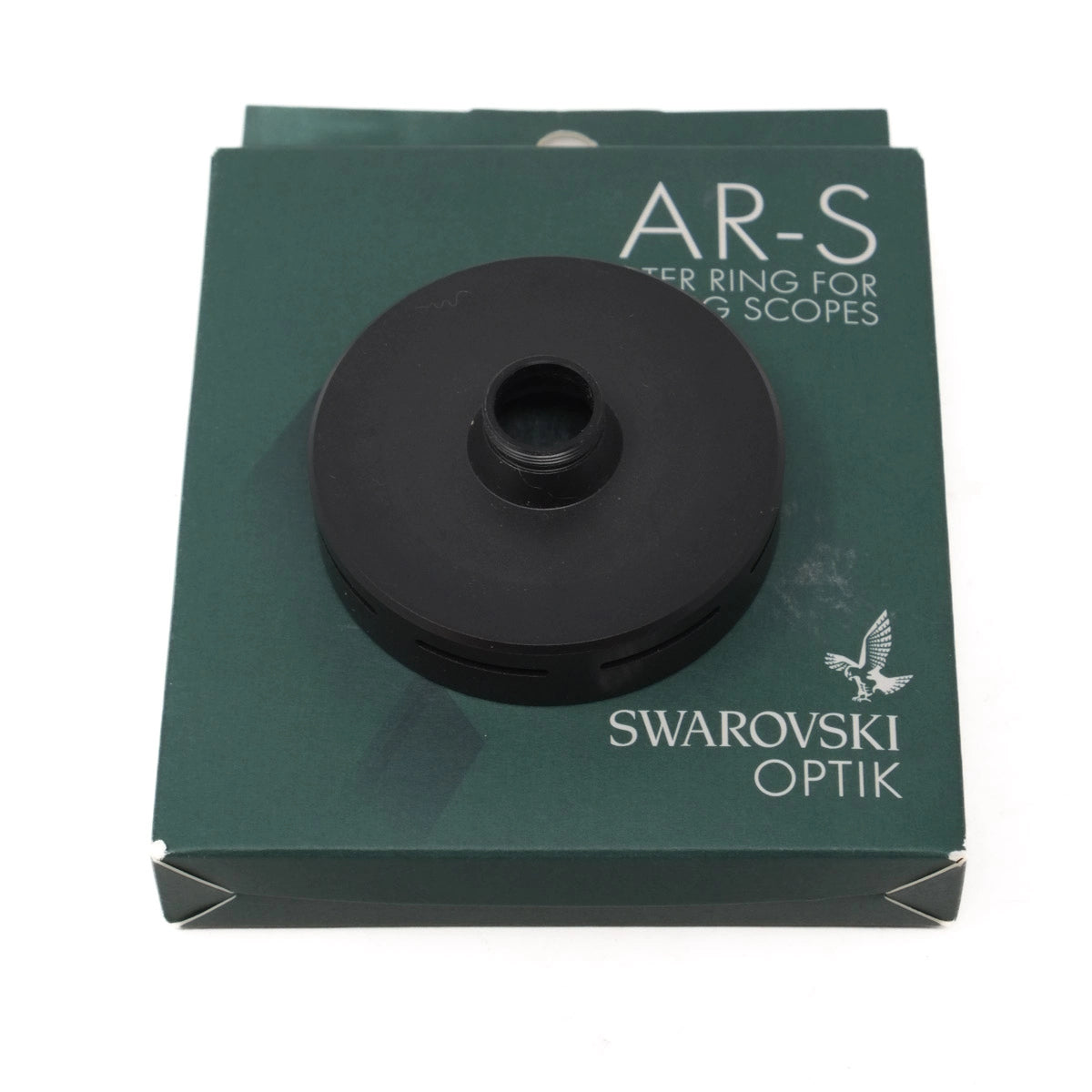 Used Swarovski AR-S Adapter Ring for Spotting Scopes - front angle 