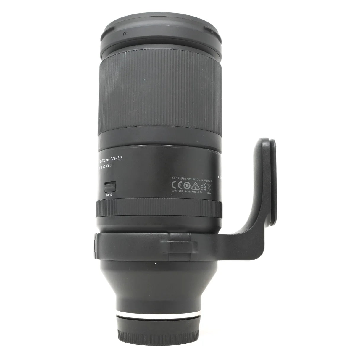 Used Tamron 150-500mm F5-6.7 Di III VC VXD Lens in Sony E Mount - side angle 