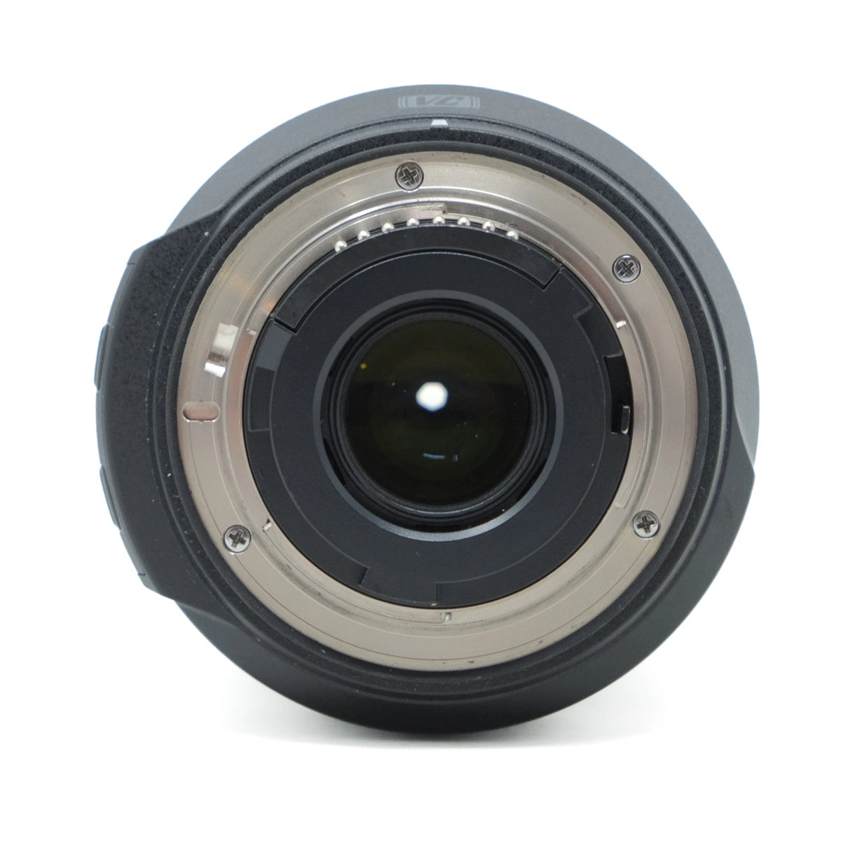 Camera lens on a white background