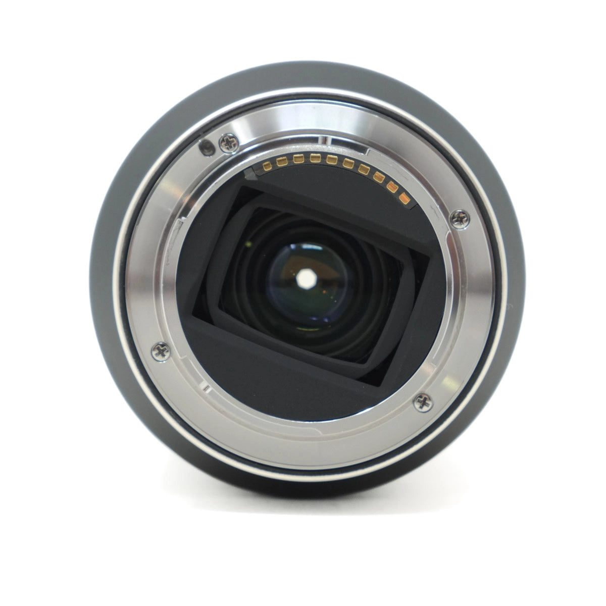 Camera lens on a white background