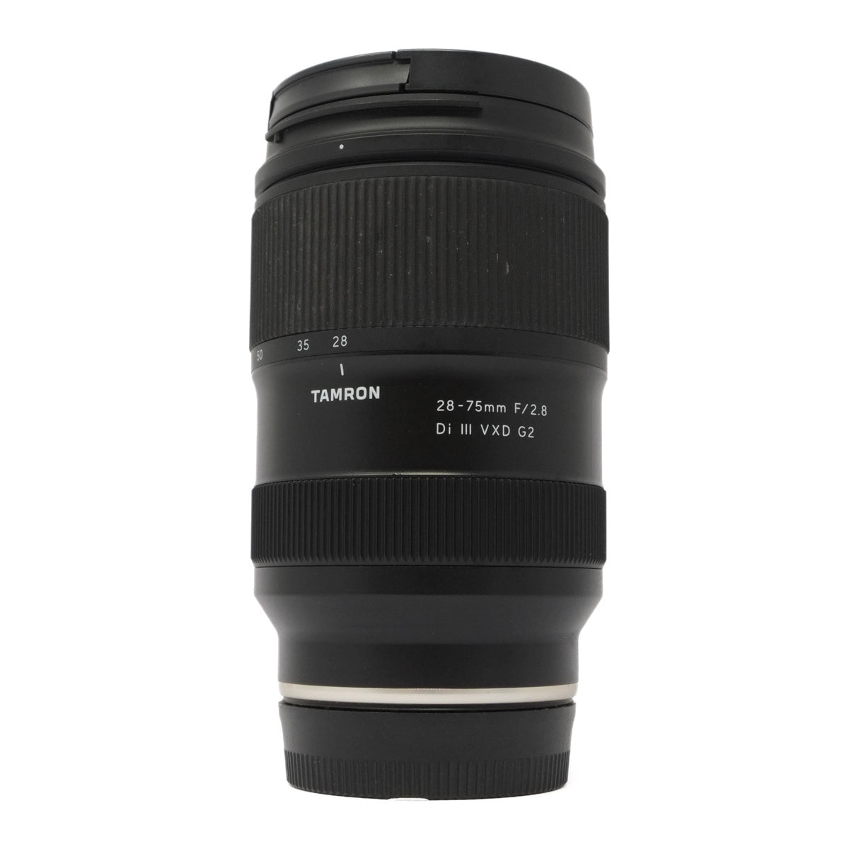 Used Tamron 28-75mm F2.8 Di III VXD G2 lens in Sony E mount - front angle 