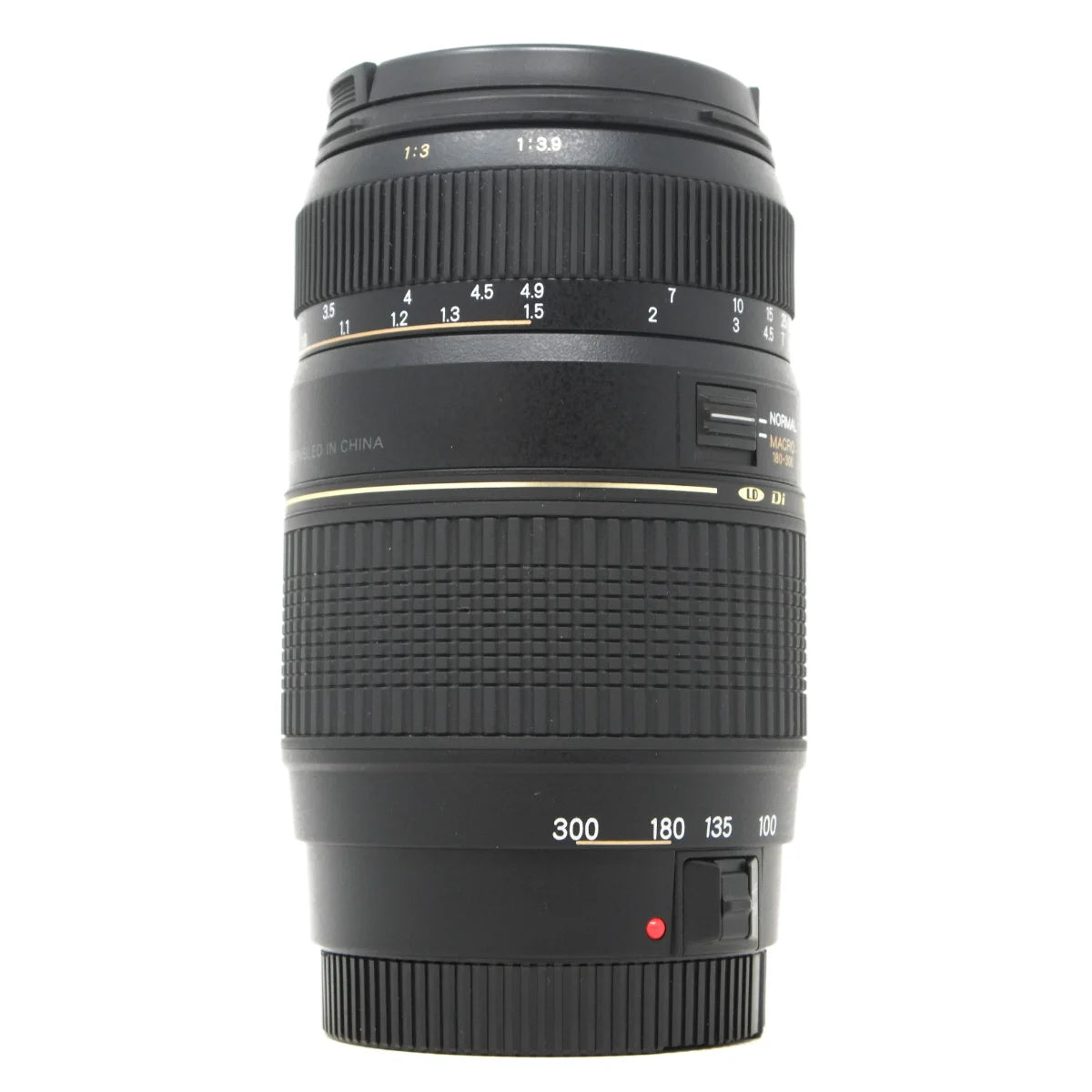 Used Tamron AF 70-300mm F4-5.6 Tele macro Lens in Canon EF Mount - side angle 
