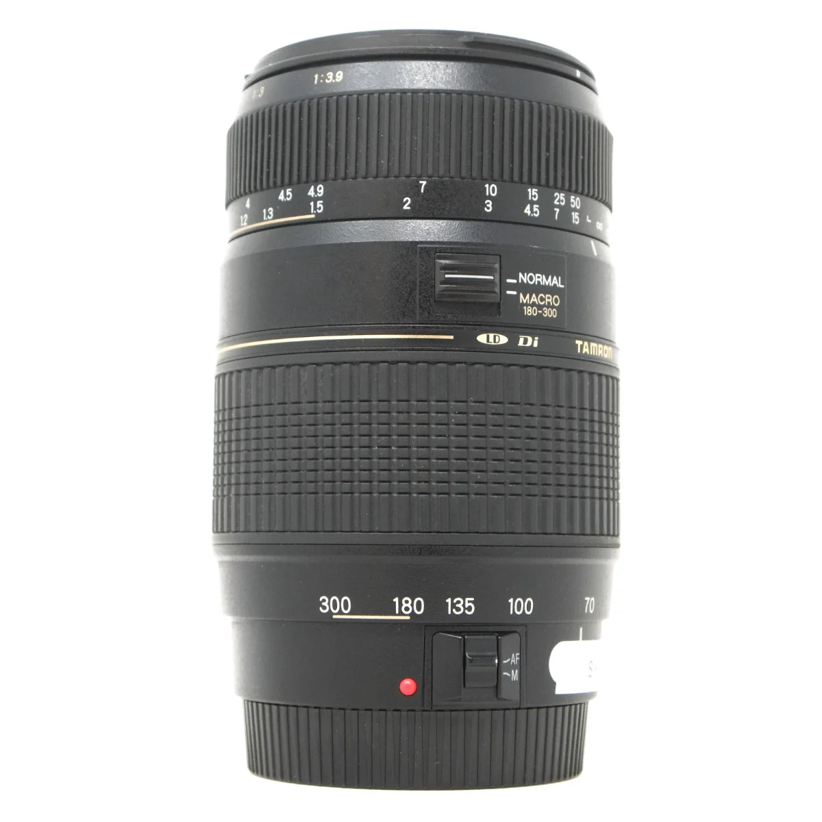 Used Tamron AF 70-300mm F4-5.6 in Canon EF Mount - side angle 