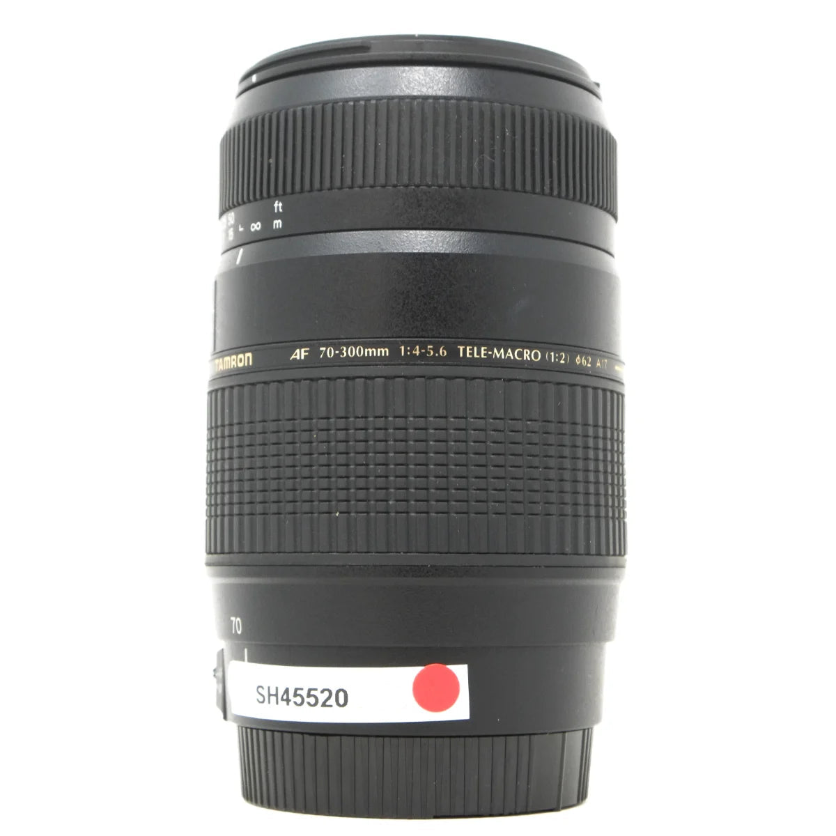 Used Tamron AF 70-300mm F4-5.6 in Canon EF Mount - side angle 