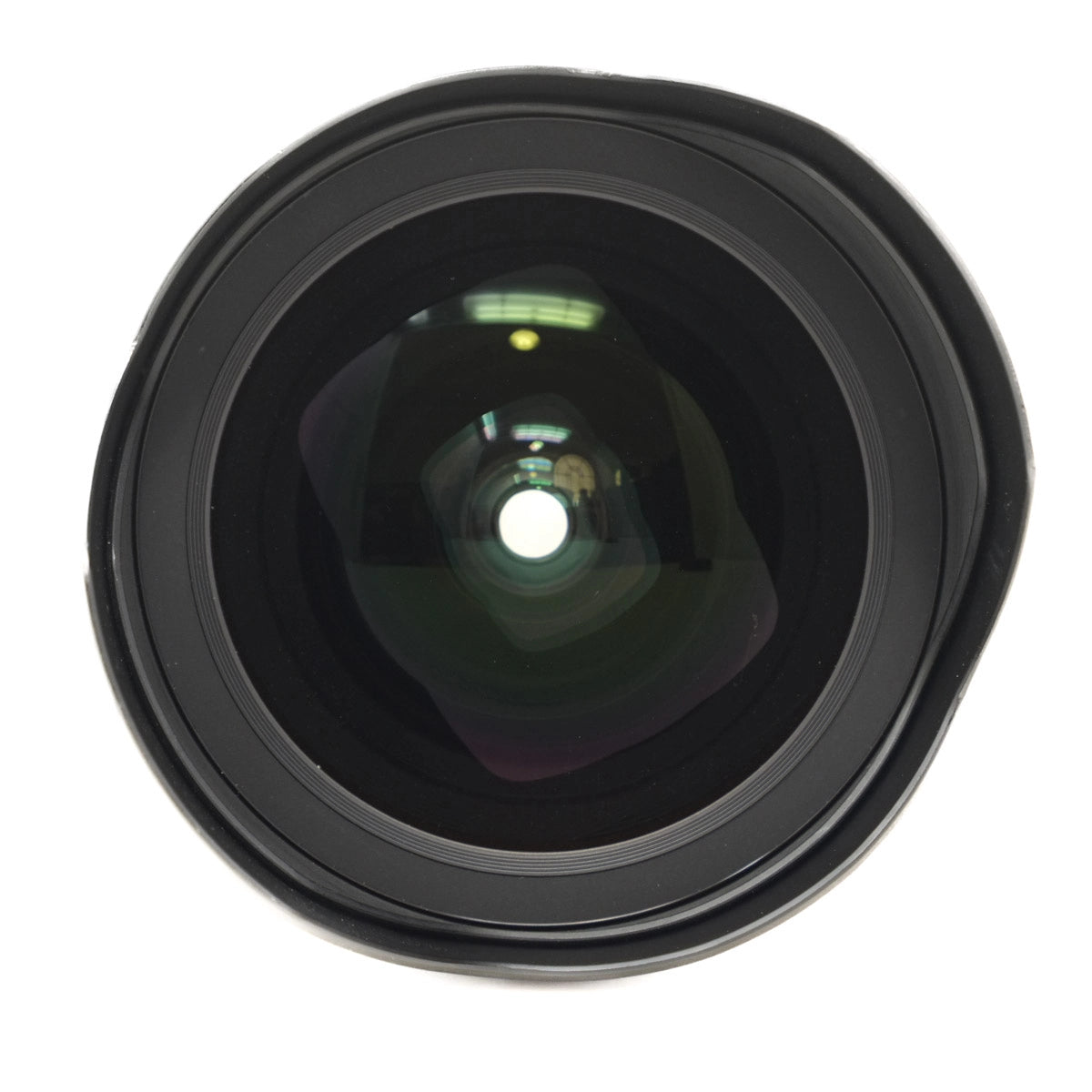 Camera lens on a white background