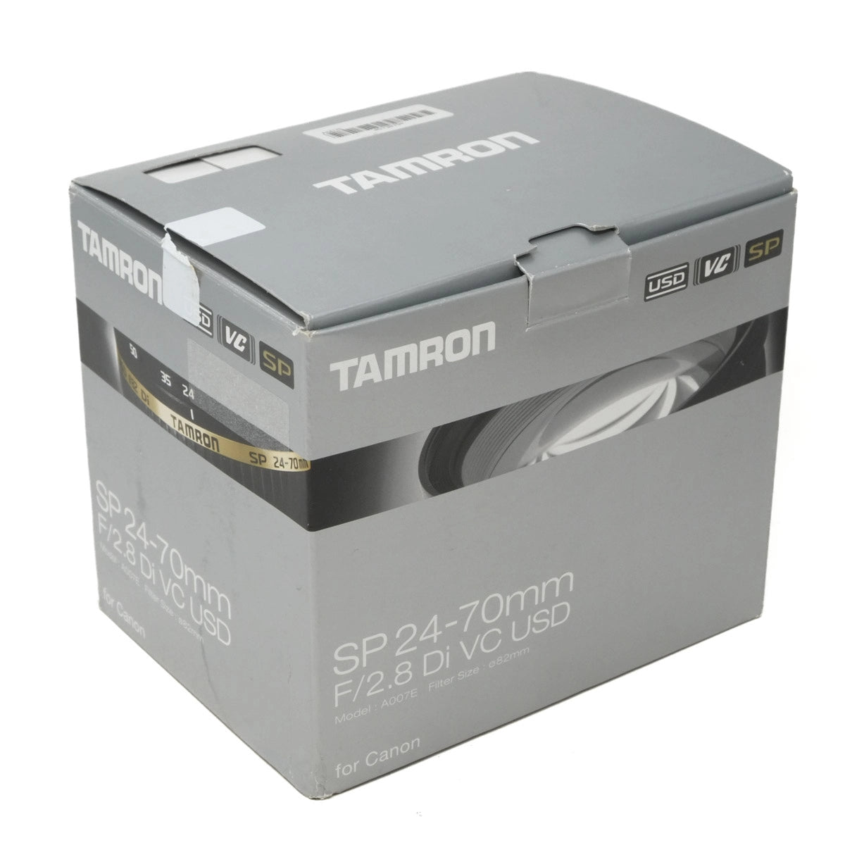 Used Tamron SP 24-70mm F2.8 DI VC USD Lens for Canon EF - Boxed - Original box