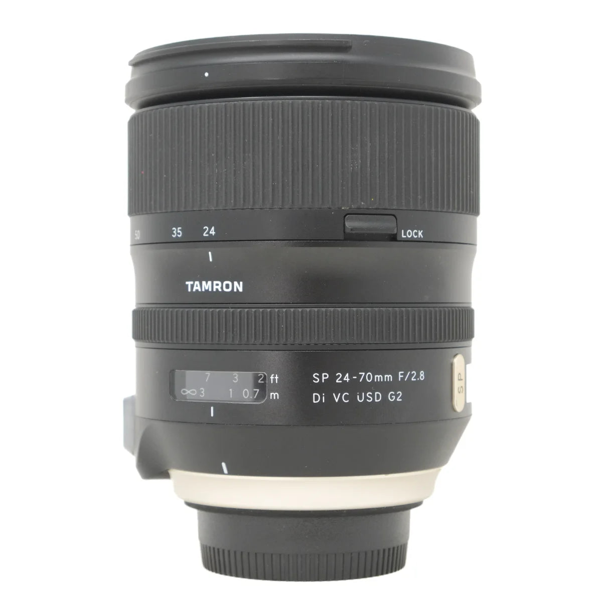 Used Tamron SP 24-70mm F2.8 Di VC USD G2 Lens in Nikon F Mount - front angle 