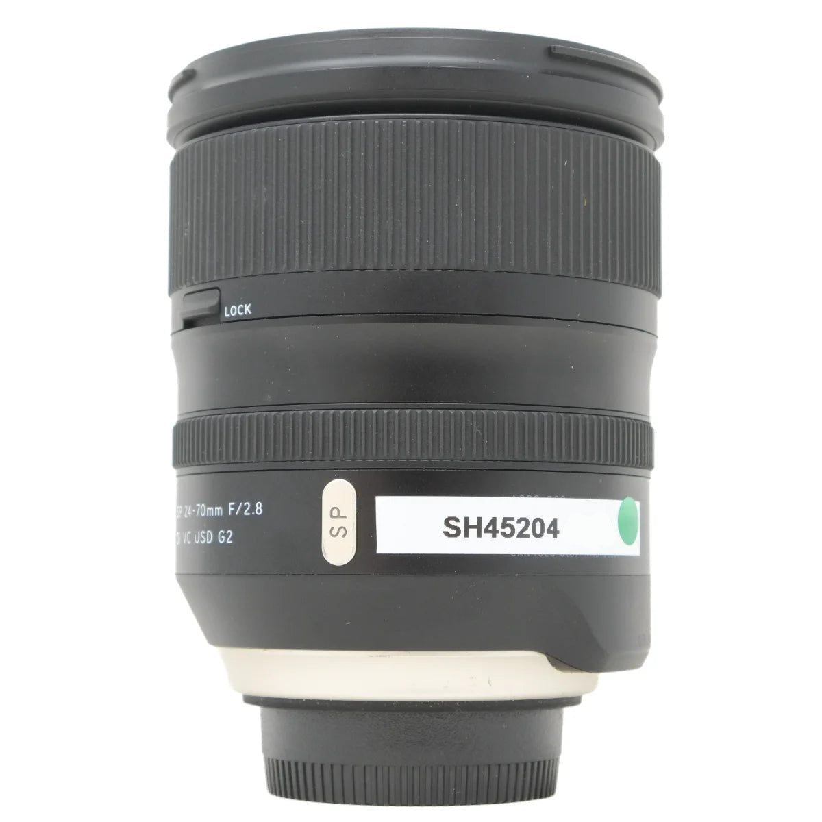 Used Tamron SP 24-70mm F2.8 Di VC USD G2 Lens in Nikon F Mount - side angle 