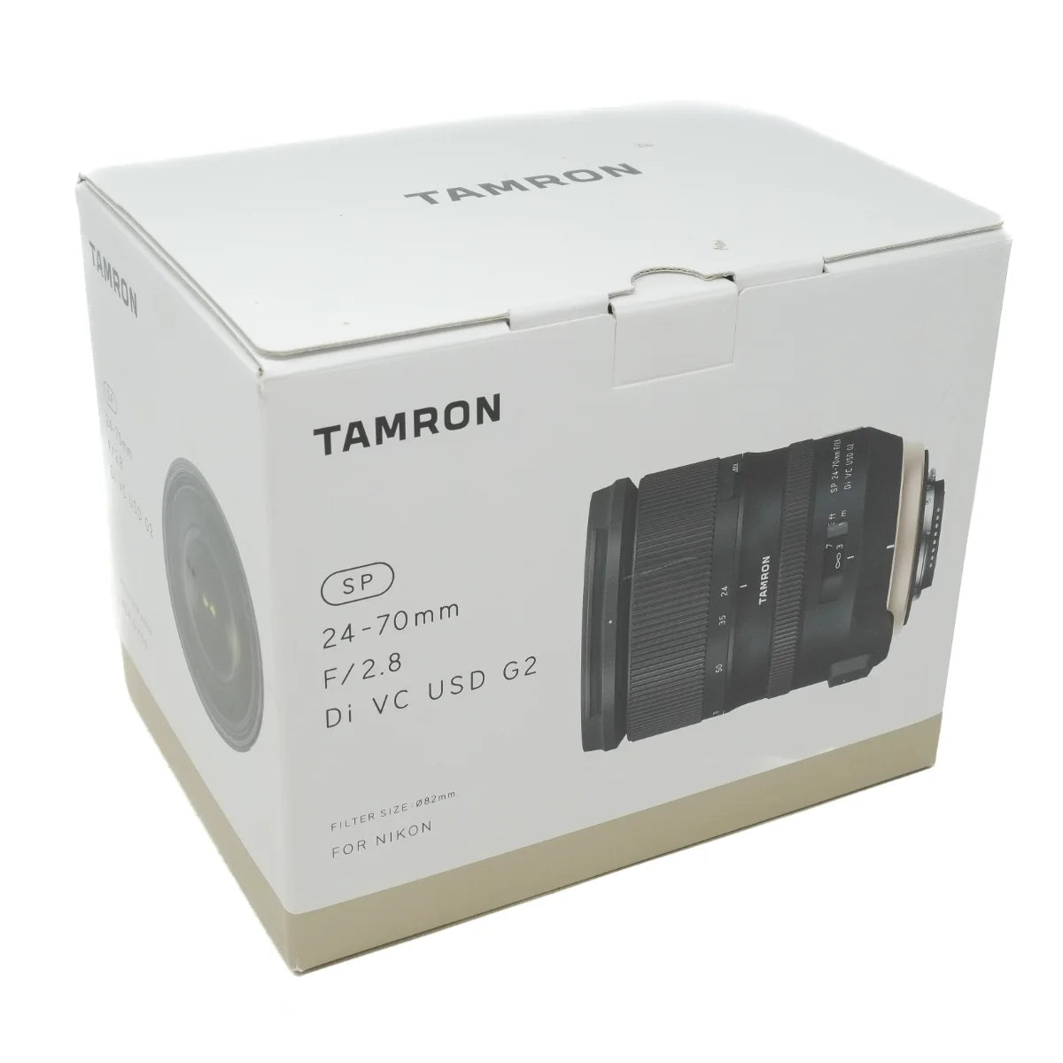 Used Tamron SP 24-70mm F2.8 Di VC USD G2 Lens in Nikon F Mount - original box