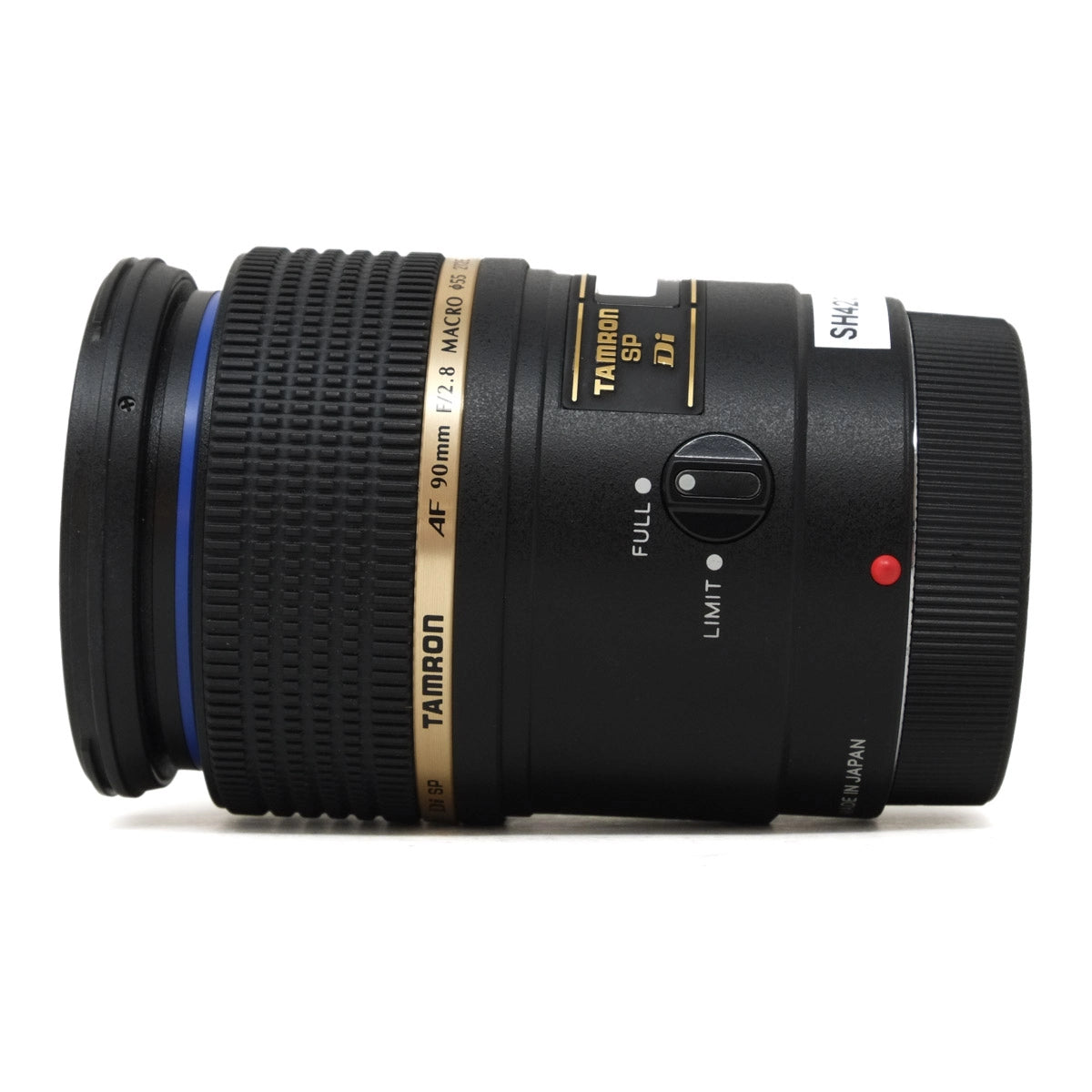 Used Tamron SP 90mm Macro Lens for Sony A Mount - Side angle 