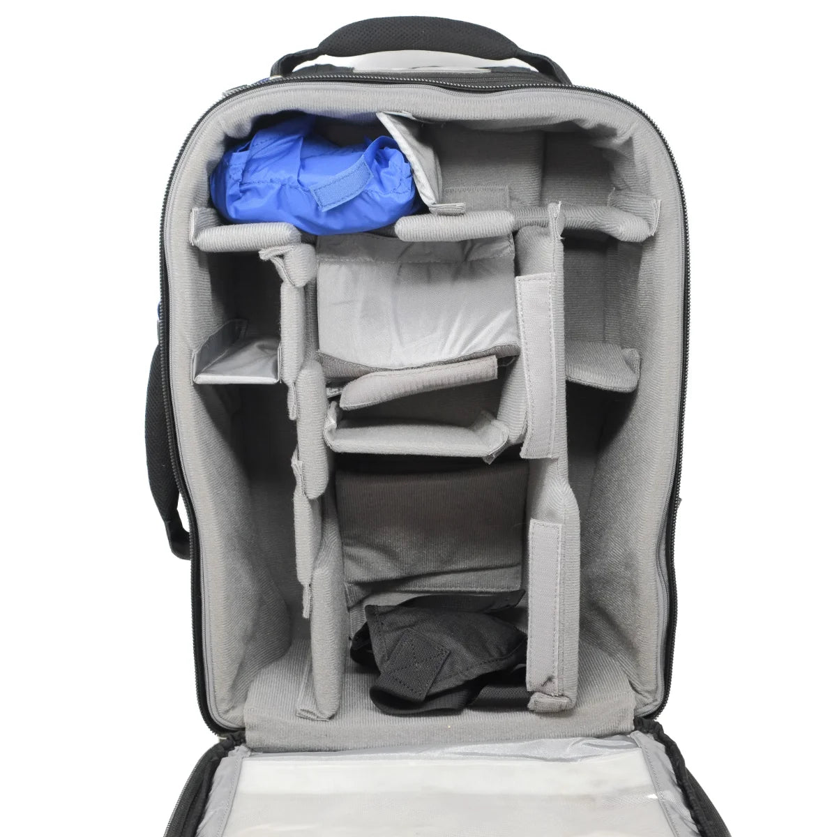 Used Thinktank Airport Takeoff Roller Bag- inside