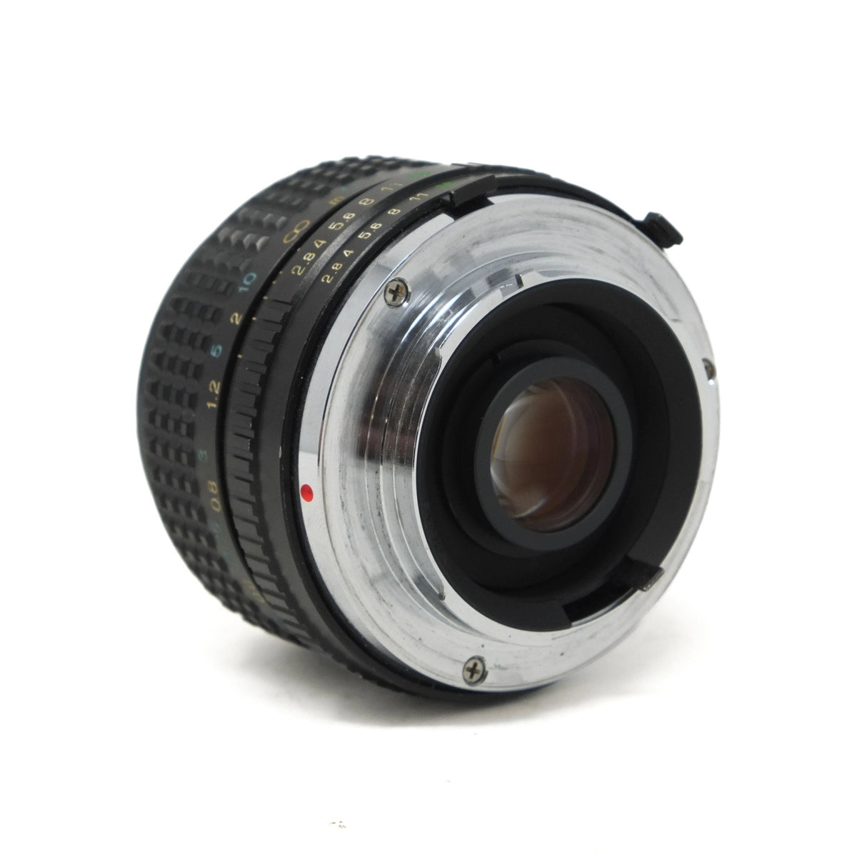 Used Tokina 28mm F2.8 Lens - Minolta Fit - Bottom angle 