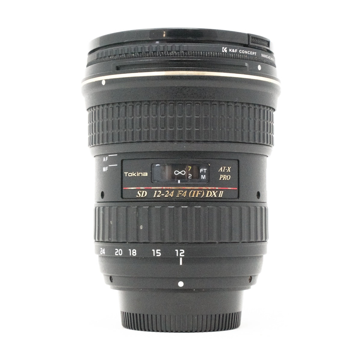 Used Tokina AT-X Pro 12-24mm F4 DX II Wide angle lens for Nikon