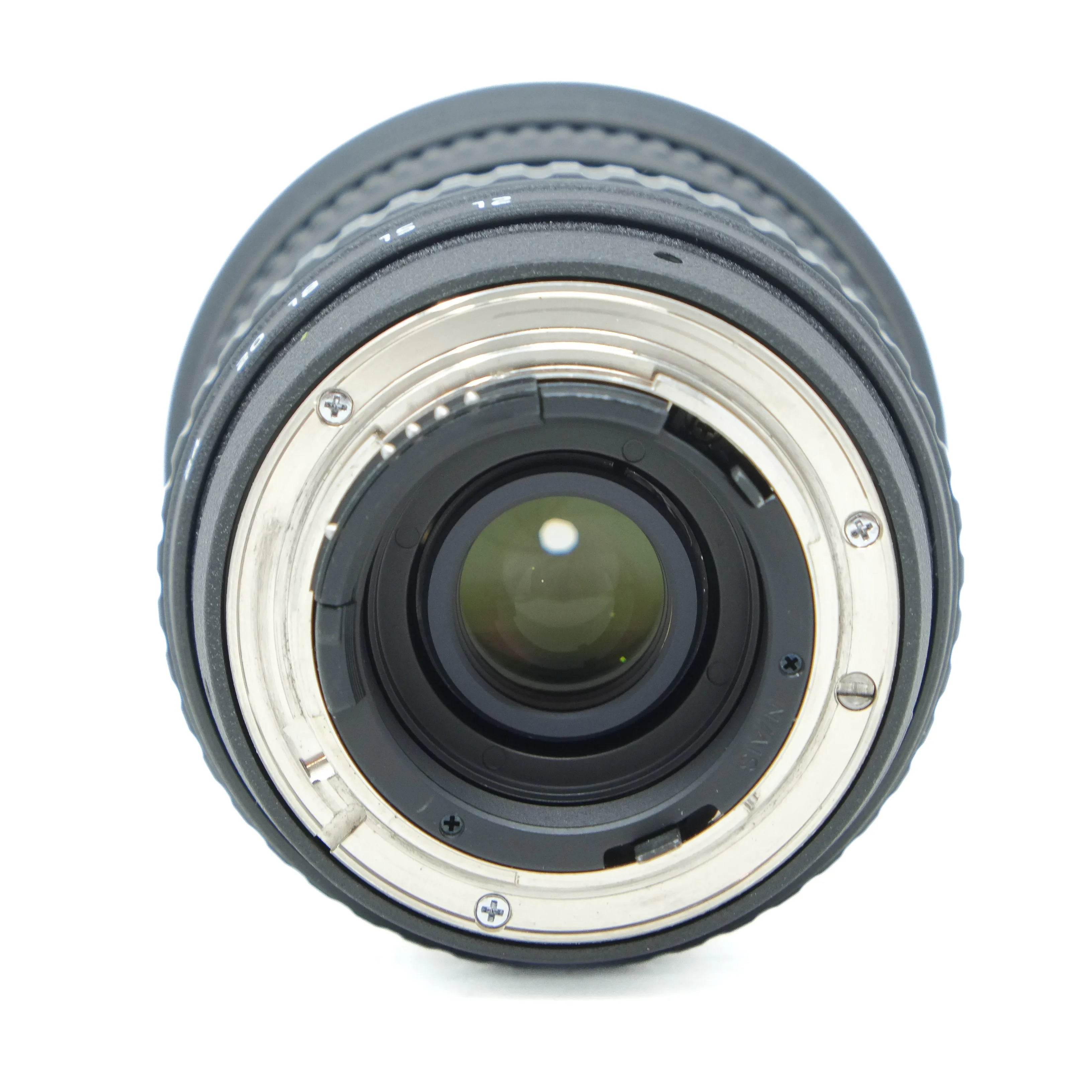 Camera lens on a white background