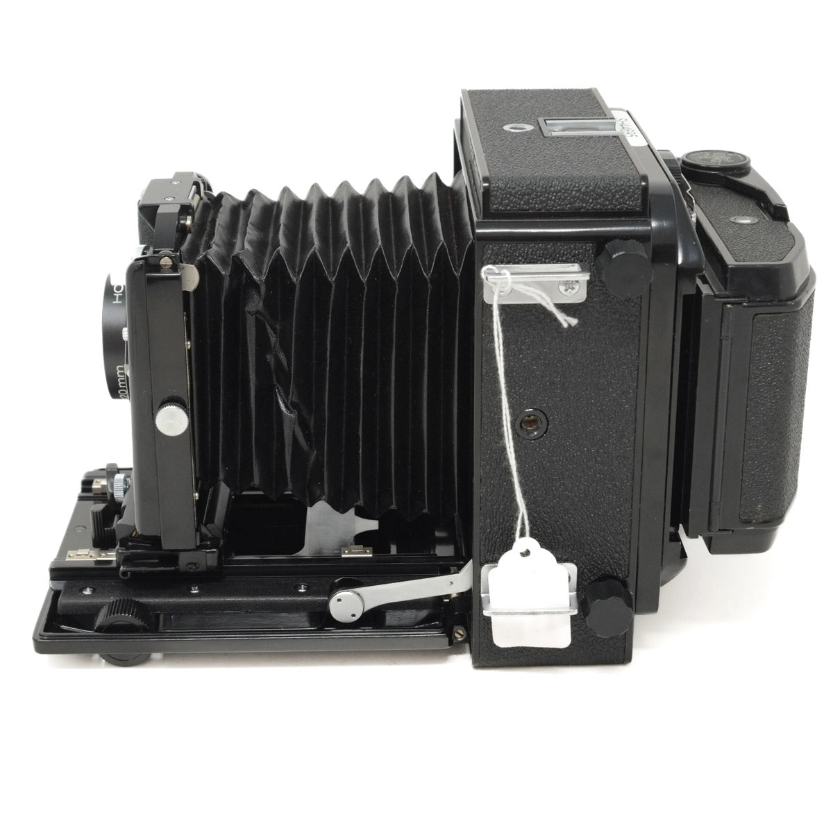 Used Topcon Horseman VH Field camera with 6x9 roll film back - side angle 