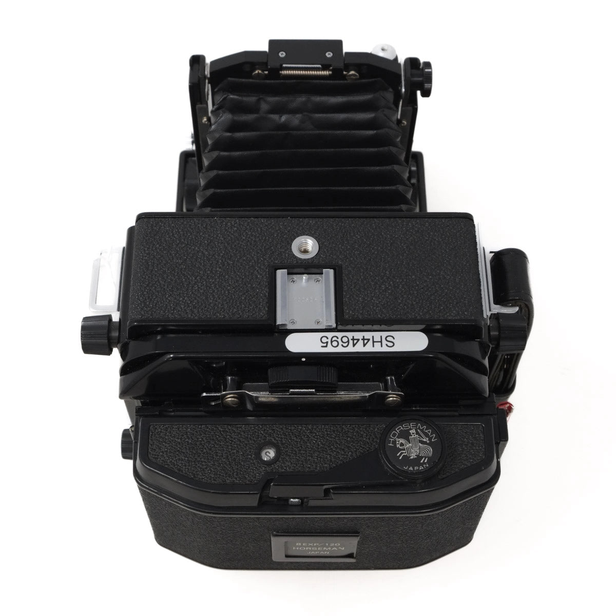 Used Topcon Horseman VH Field camera with 6x9 roll film back - top angle 