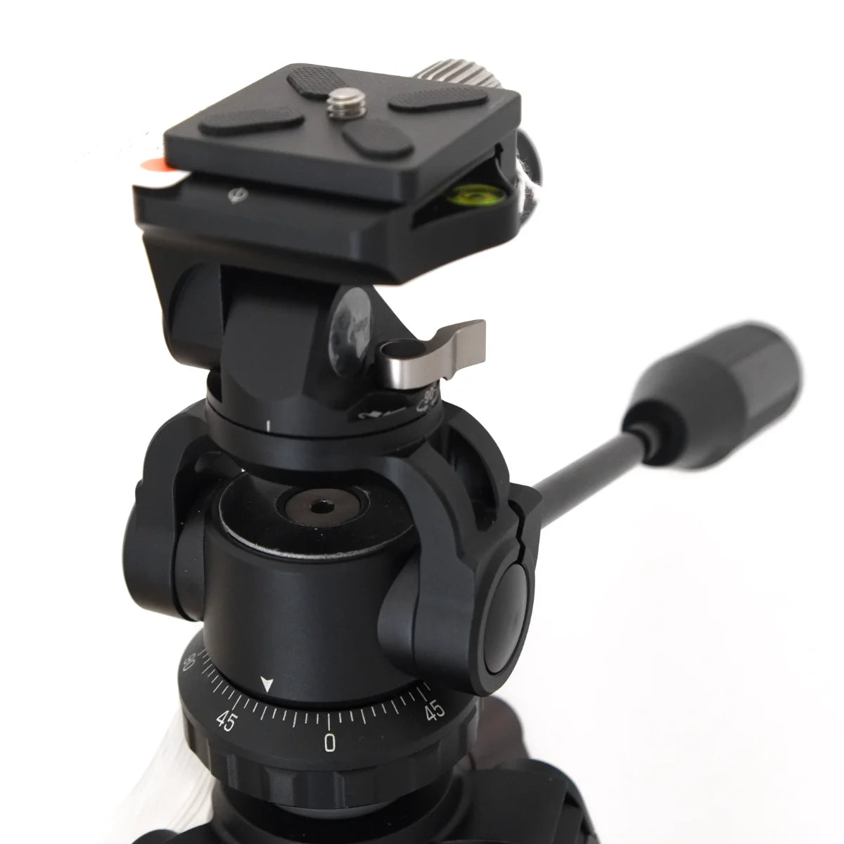 Used Vanguard Veo 3 263 CPS tripod + 3Way Head - top angle