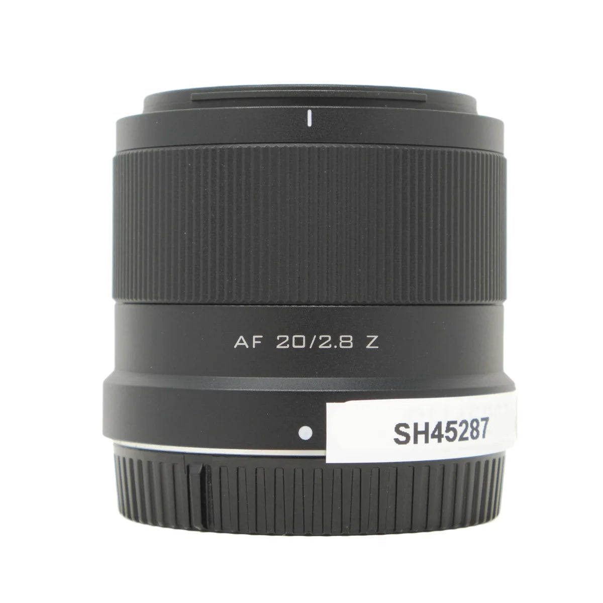 Used Viltrox AF 20mm F2.8 in Nikon Z Mount - front angle 
