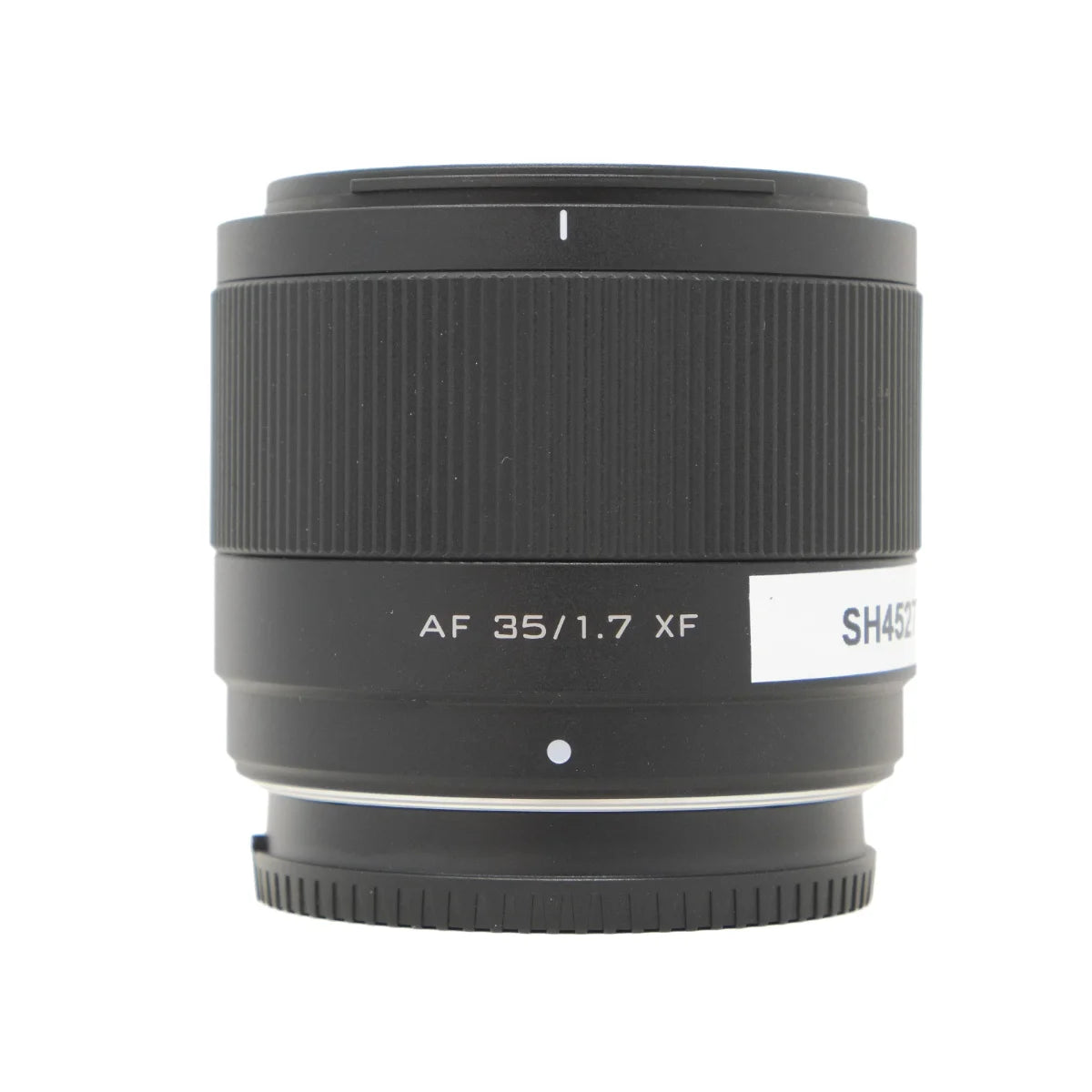 Used Viltrox AF 35mm F1.7 Lens in Fuji X Mount - front angle 