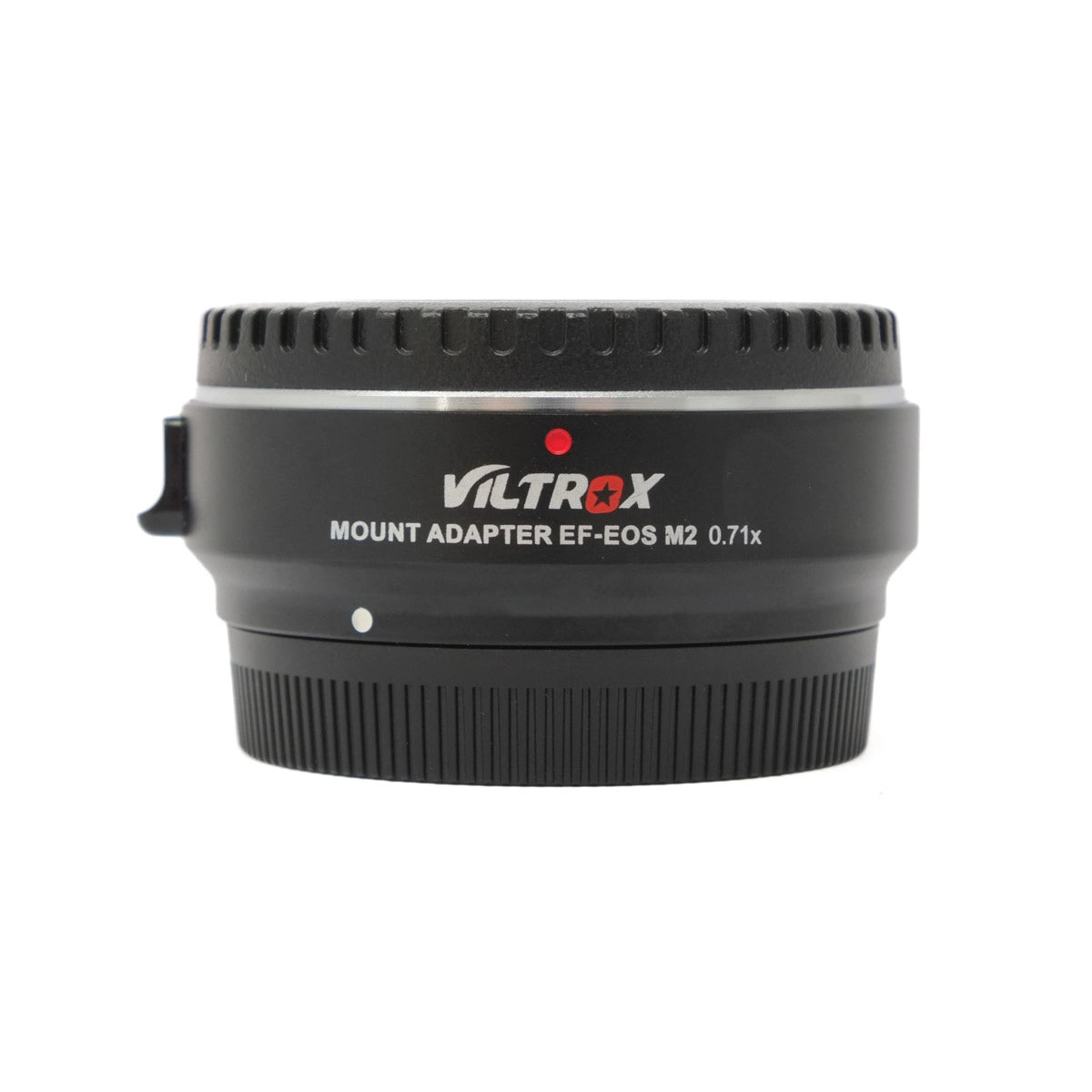 Viltrox mount adapter EF-EOS M2 on a white background