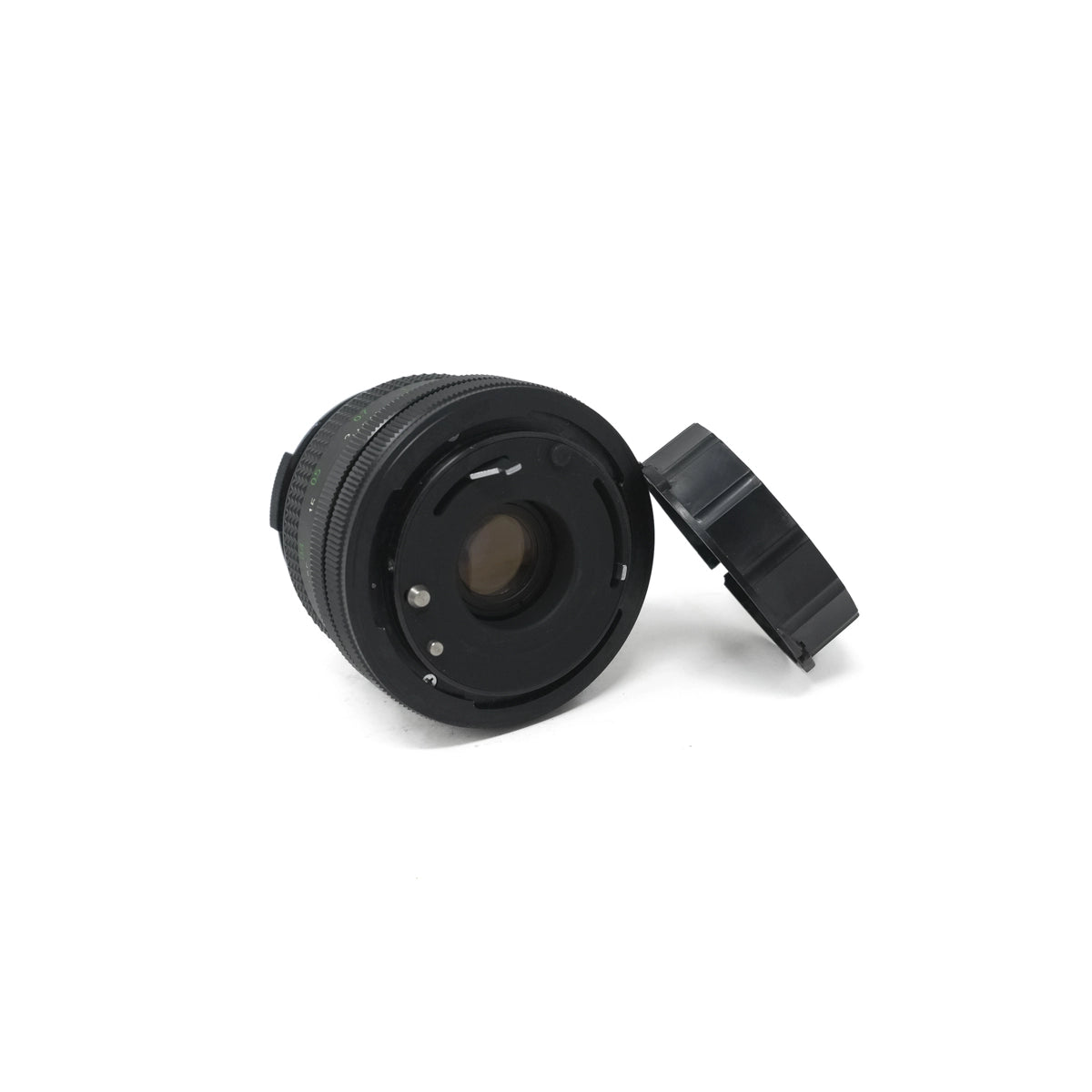 Used Vivitar 28mm F2.8 MC Close Focus (Canon FD fit) - Bottom angle without rear lens cap