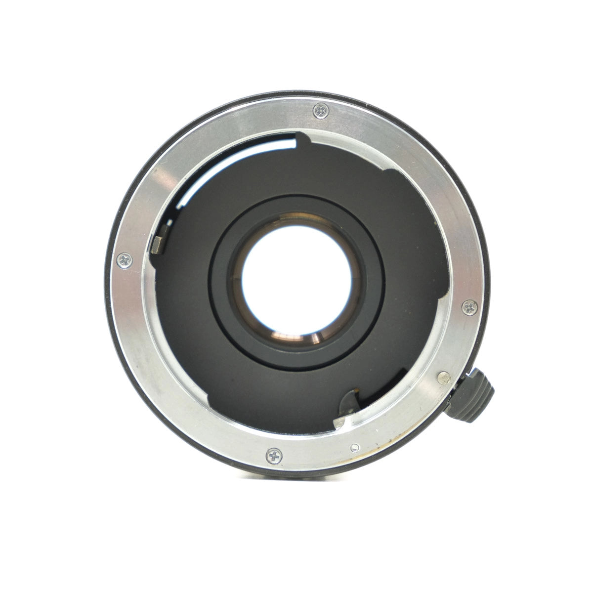 Used Vivitar 2x Converter for Pentax PK bodies - top angle 